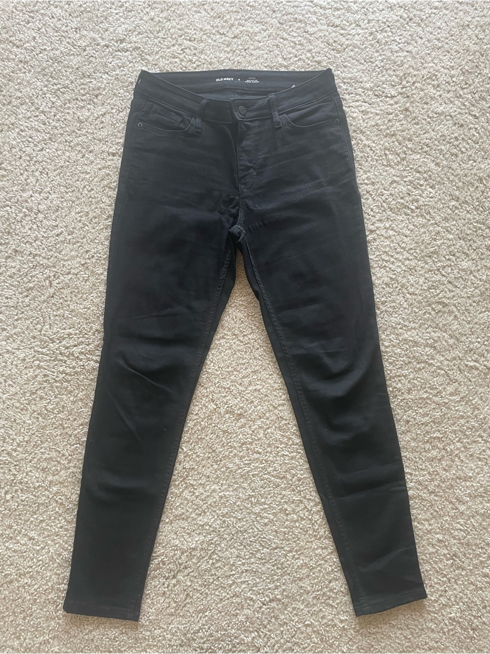 Old Navy Black Rockstar Super Skinny Jeans